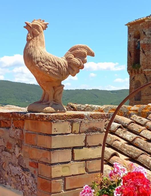 La Casa Del Gallo Radicondoli Kültér fotó