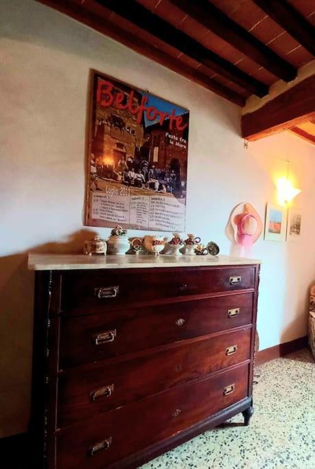 La Casa Del Gallo Radicondoli Kültér fotó