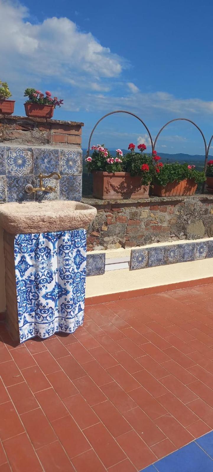 La Casa Del Gallo Radicondoli Kültér fotó