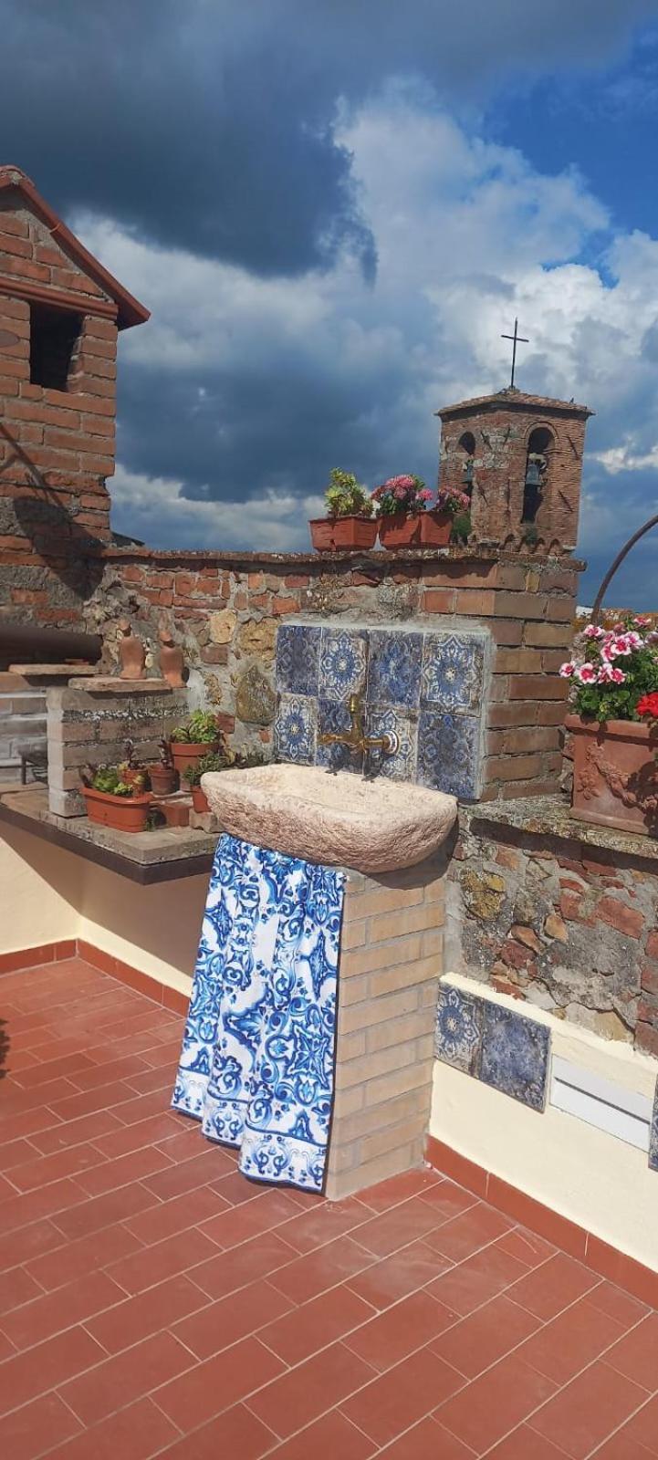 La Casa Del Gallo Radicondoli Kültér fotó